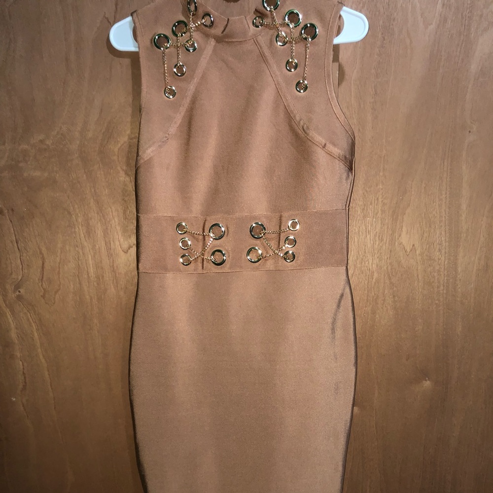 Knee length bandage dress